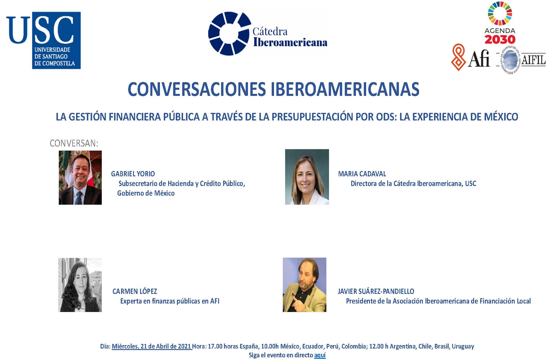 En este momento estás viendo IX Encuentro Conversaciones Iberoamericanas: La gestión financiera pública a través de la presupuestación por ODS, la experiencia de México